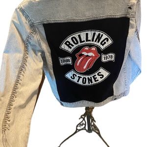 Rolling Stones bling jacket by Paris and Pearl size medium NWT  Sold out